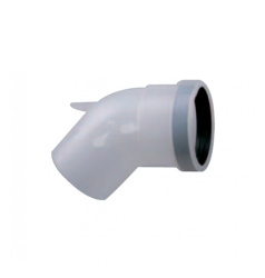 BOSCH Дымоход AZB 620 Отвод 45*, ф80 7719001535