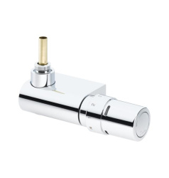 DANFOSS Подключение нижнее угл. VHX-MONO RAX Хром 013G4285