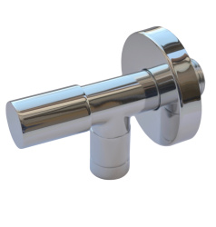 Albertoni Кран приборный 1/2''х3/8'' LINEA стальная ручка L447681