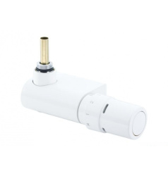 DANFOSS Подключение нижнее угл. VHX-MONO RAX Белый 013G4287