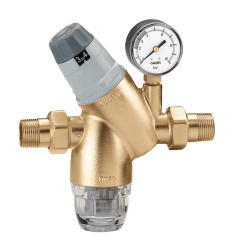 CALEFFI (Caleffi) Редуктор давления 1/2'' со шкалой и фильтром 535140