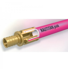 REHAU Труба pink Pex-a 25x3.5 136062050