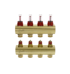 DANFOSS Распределитель 4+4 с ротаметрами 088U0524