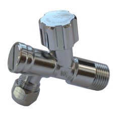Albertoni Кран приборный 1/2х3/8''с фильтром B402881SCV