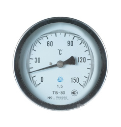 Стеклоприбор Термометр ТБ-63-100-(0+150)-2,5-О (осевой) 101221