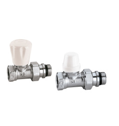CALEFFI Комплект радиаторных кранов 1/2'' прямой 412431