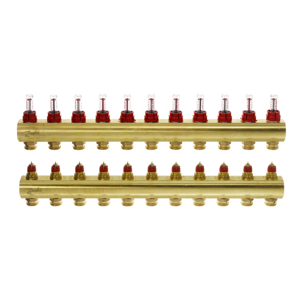 DANFOSS Распределитель 11+11с ротаметрами 088U0531