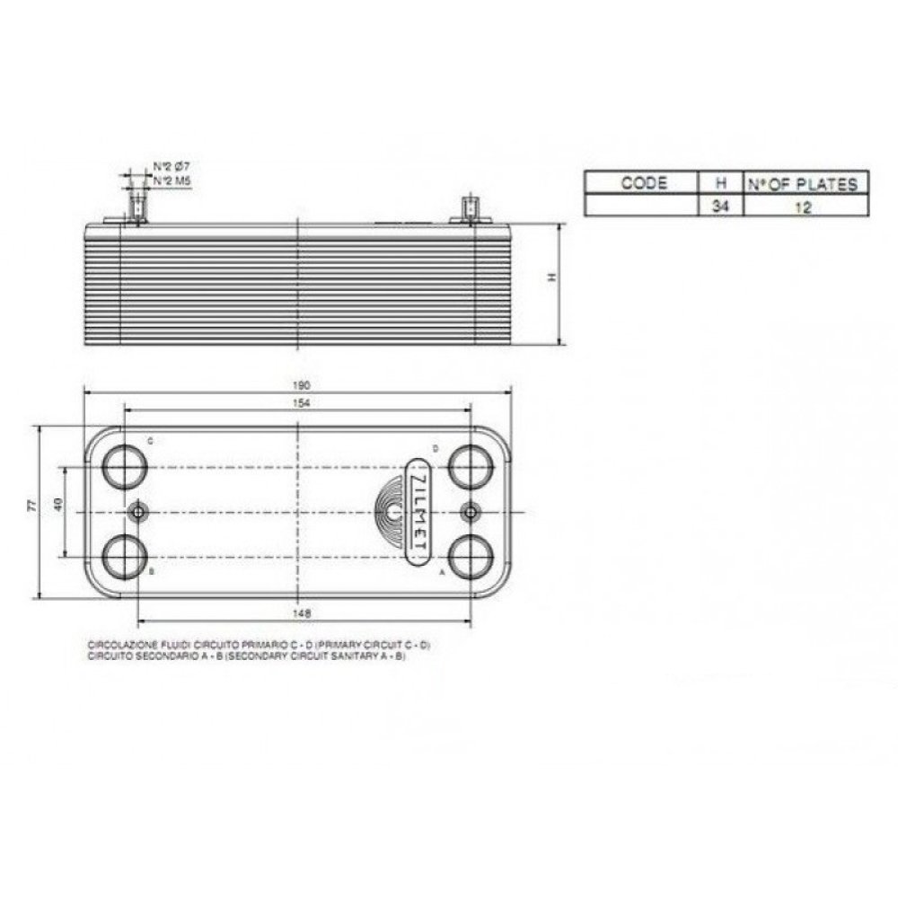 Zilmet Теплообменник 17B1901201