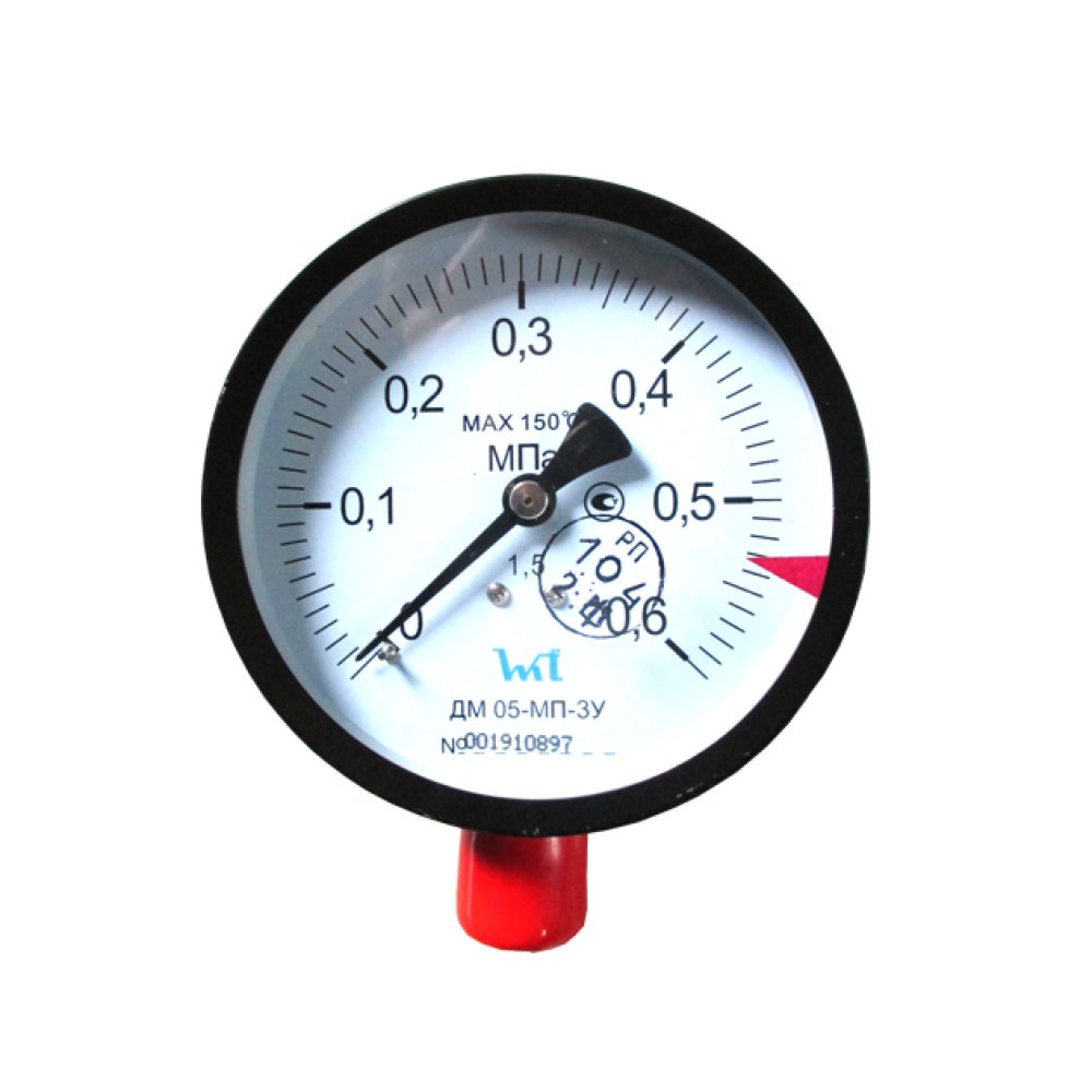 Стеклоприбор Манометр ДМ 05-МП-ЗУ 100 - 0,4 МПа-1,5 M20x1.5 102378 Стеклоприбор Манометр ДМ 05-МП-ЗУ 100 - 0,4 МПа-1,5 M20x1.5 102378
